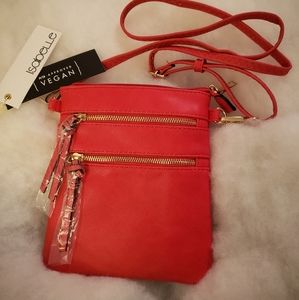 Isabelle red crossbody bag